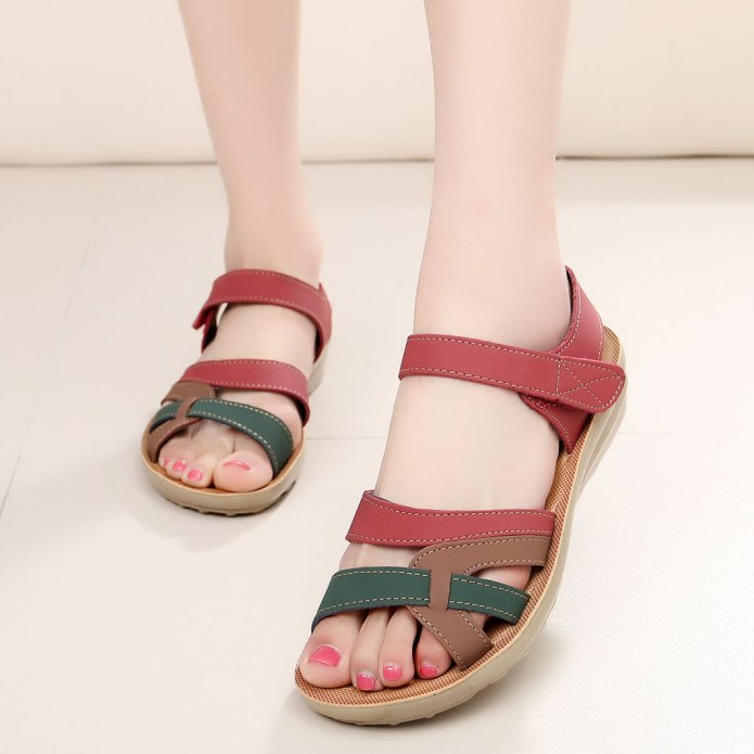 Women Fashion Shoes Comfy platform Flat sole Ladies Casual Soft big Toe foot correction Sandal Orthopedic Bunion Corrector
