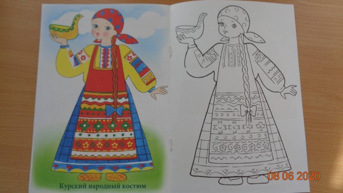 Рисование образа русской красавицы