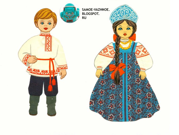 Детские рисунки национальных костюмов