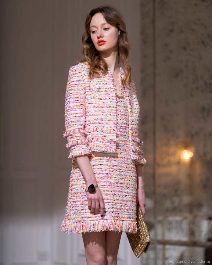 Твидовый жакет Chanel 1900