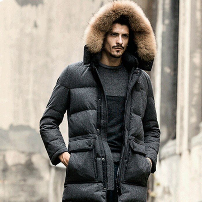Men's Winter down Jacket men Parka Coat