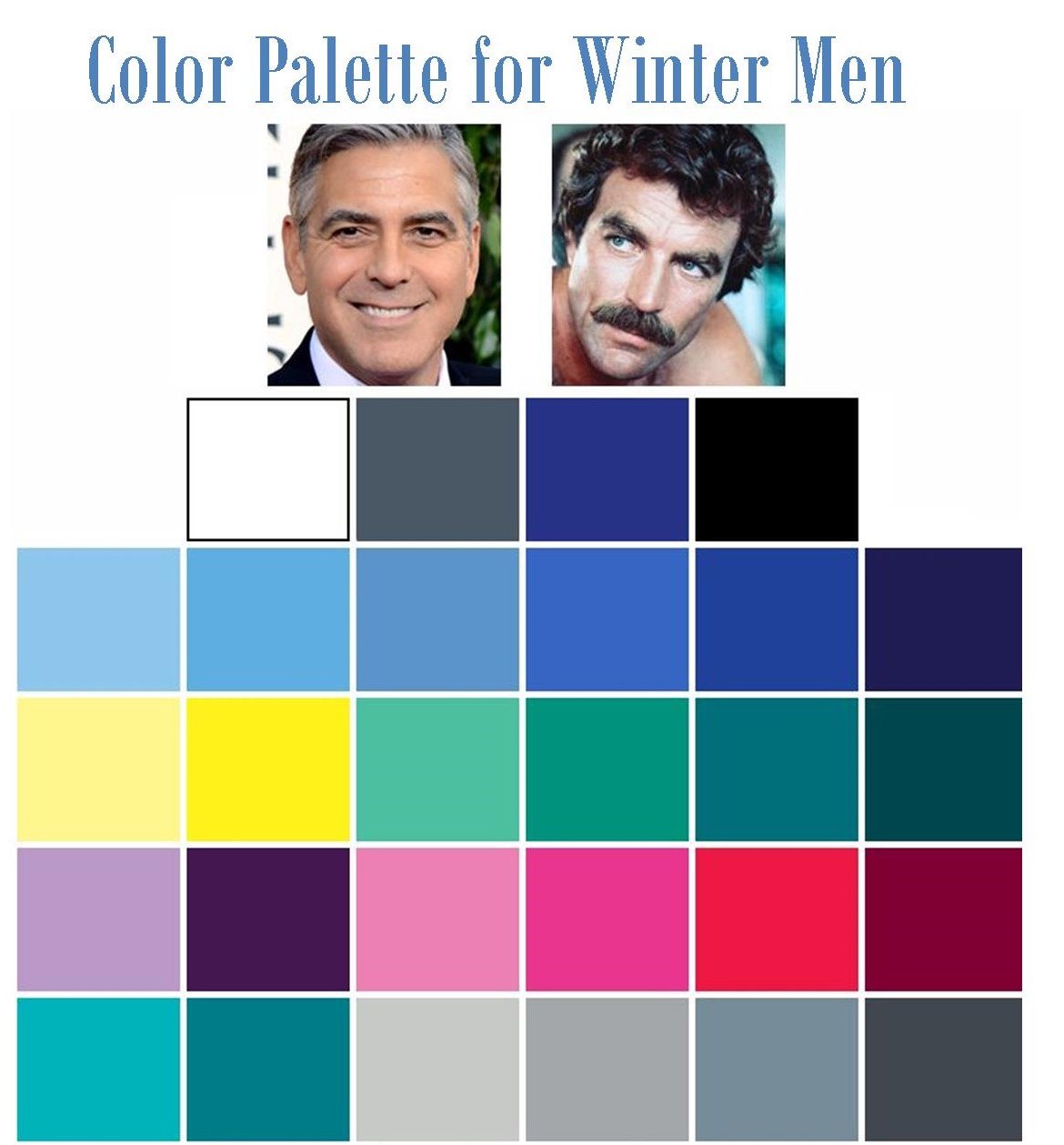 Темная зима цвета. Цветотип зима мужчины. Цветовая палитра для мужчин. Зимний цветотип мужчины. Холодный цветотип мужчины.