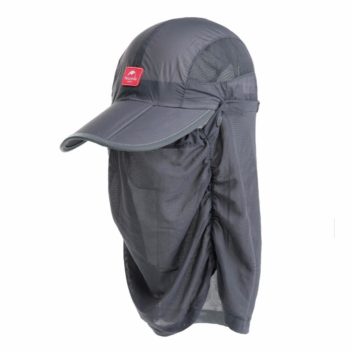 Кепка naturehike Folding quick-Dry cap (with Protective Breathable Mesh, Army Green, 56-59)