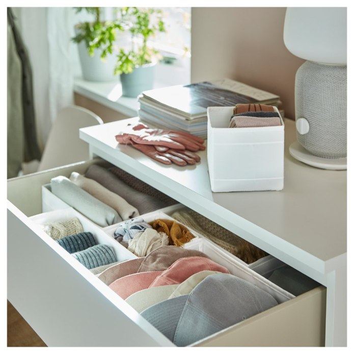 Коробка ikea SKUBB К-Т 6, белая
