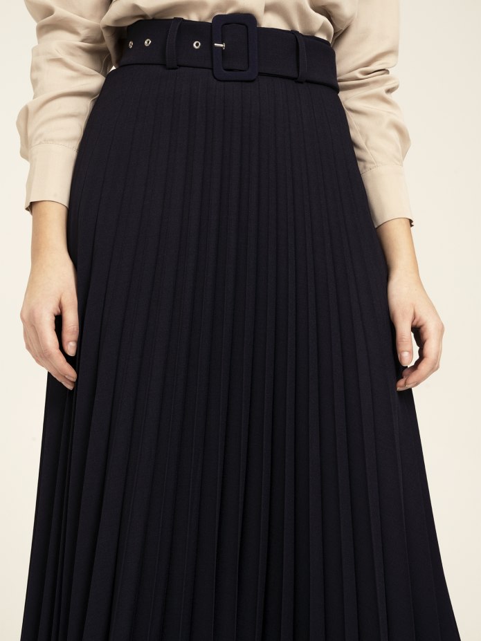 Юбка massimo Dutto плиссе синяя