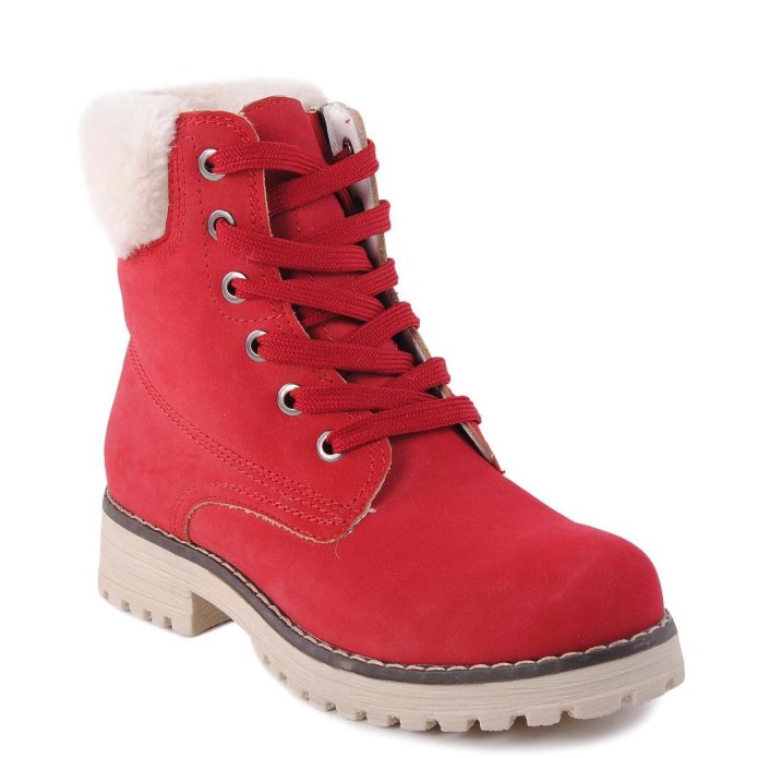 Ботинки женские 5212-r595-02 Kirmizi