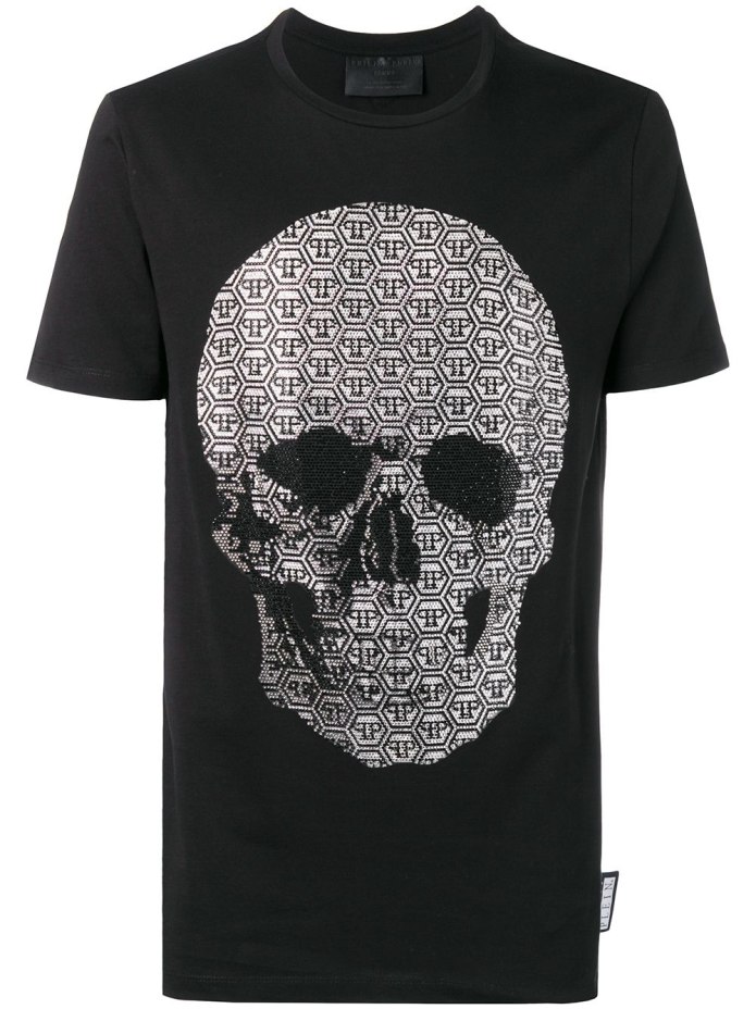 Черная футболка Philipp plein