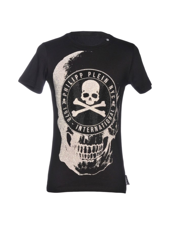 Футболка Philipp plein с потертостями