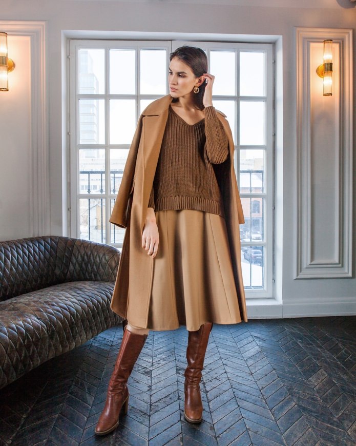 Платье футляр мокко 1001dress