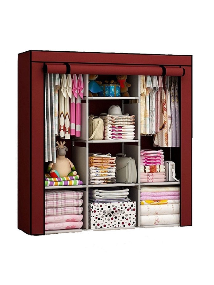 Складной каркасный тканевый шкаф Storage Wardrobe 175 130 45 см