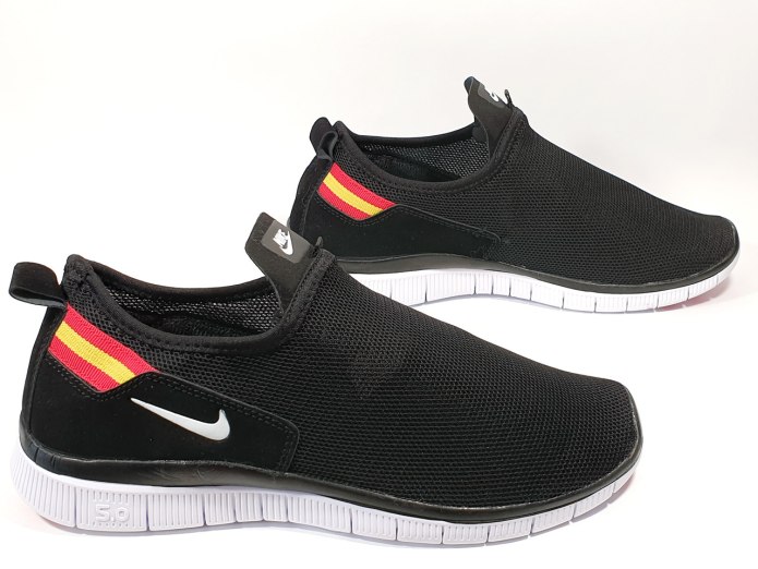 Nike 898022-004 кроссовки мужские серые с черным без шнурков