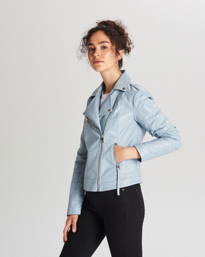 Косуха Zara женская голубая