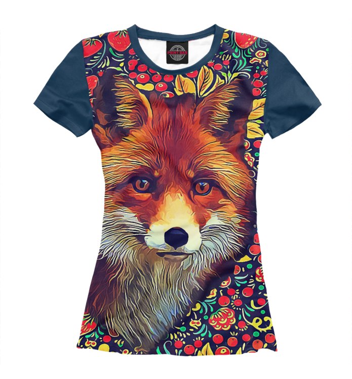 Женская футболка Fox / лиса
