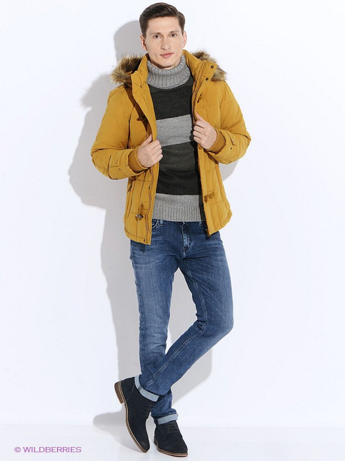 Jack Wolfskin куртки мужские горчичного цвета