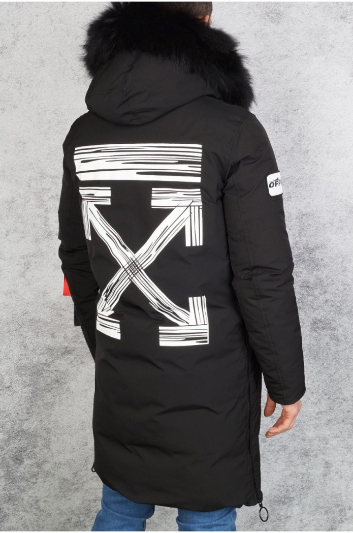 Мужская парка off-White Black