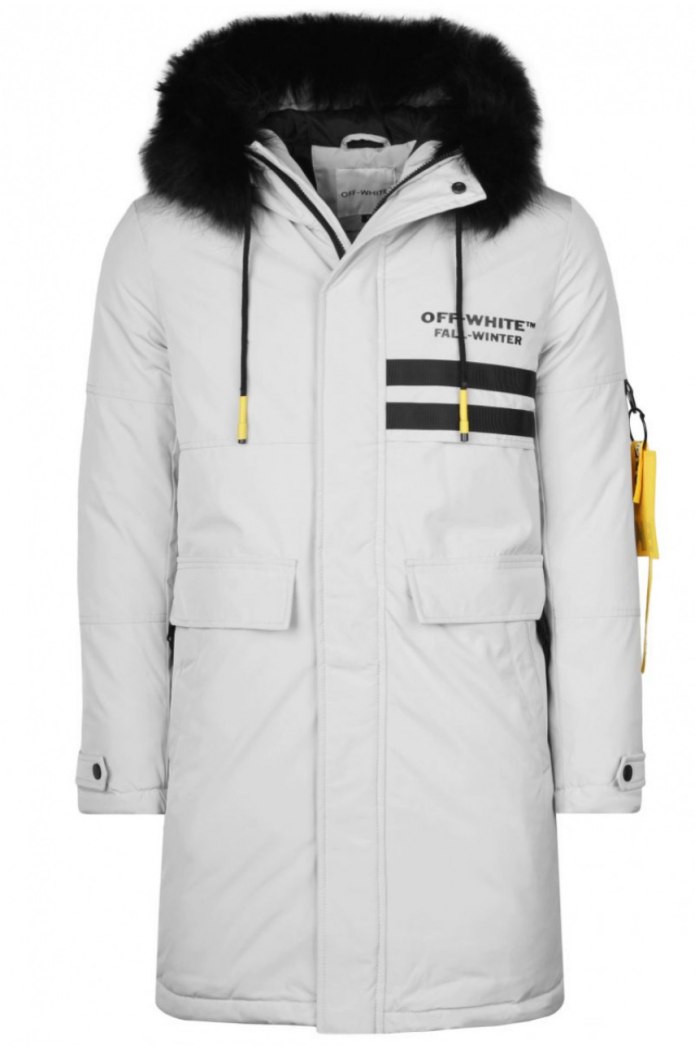 Off-White мужская парка White