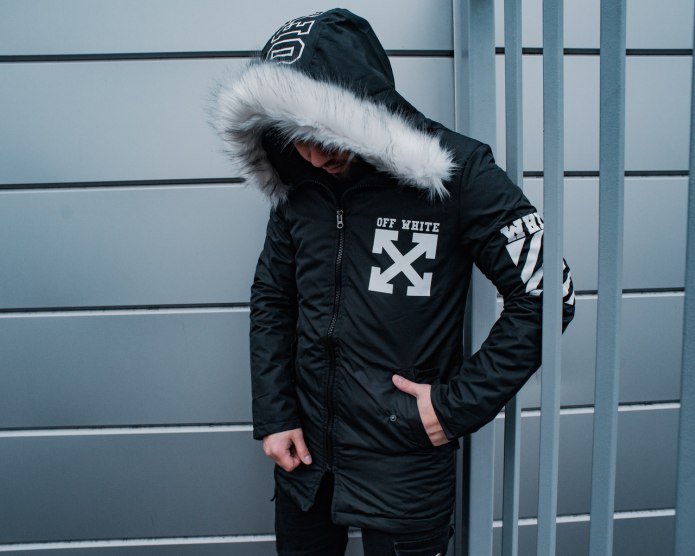 Мужская парка off-White Black
