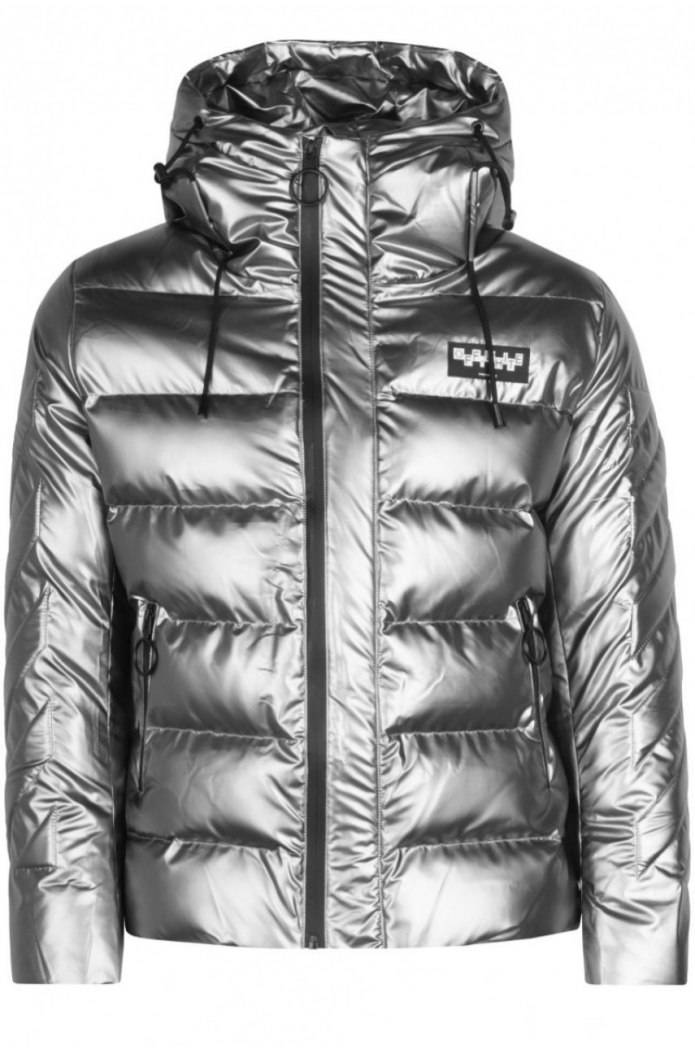 Куртка офф Вайт Black Silver