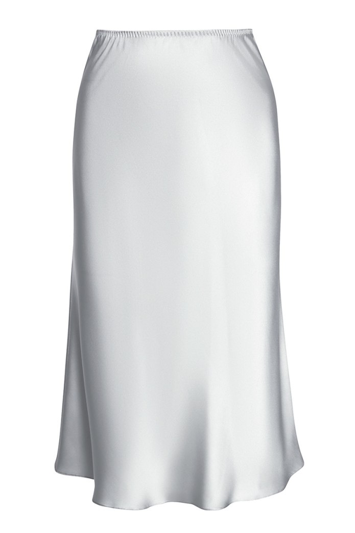 Satin Midi skirt юбка