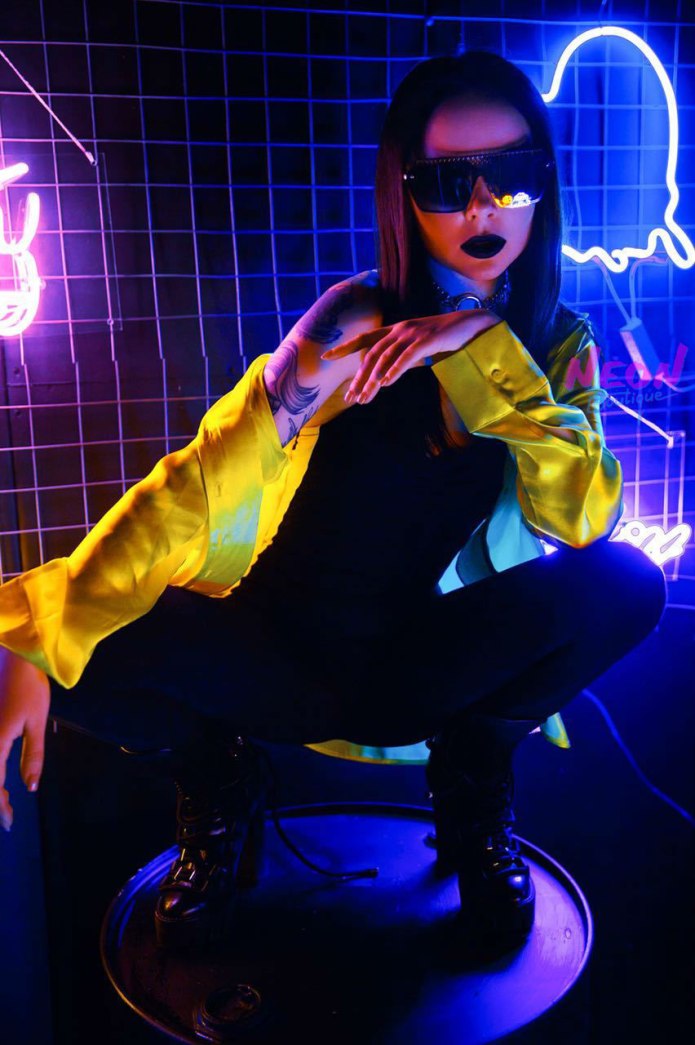 Платье UV Glow