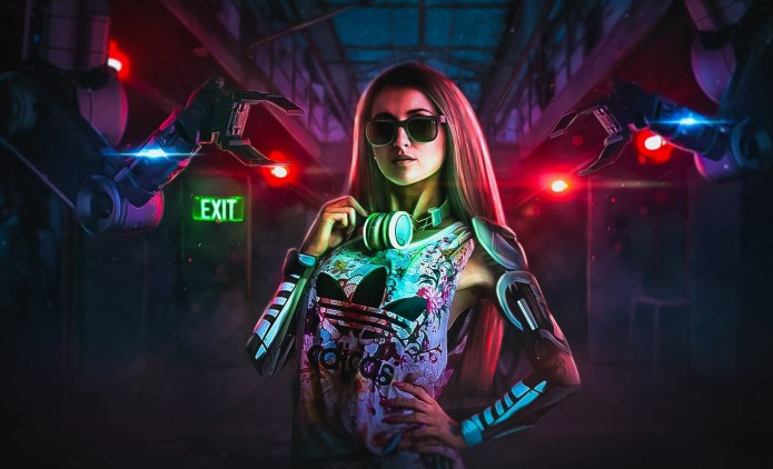 Неоновые платья 2022-2023