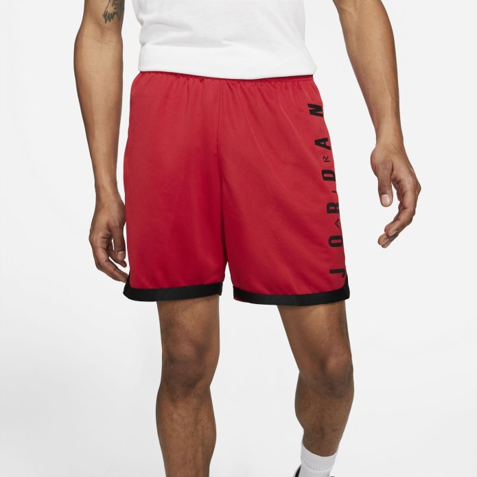 Шорты Jumpman Diamond Striped short, Gym Red/Gym Red/Black/Black