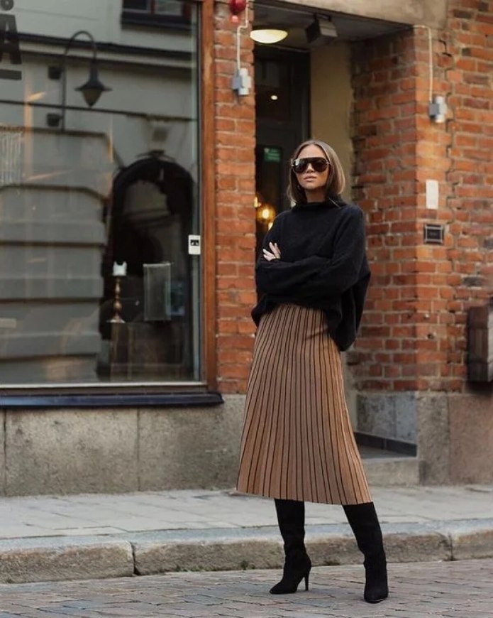 Юбка плиссе Street Style
