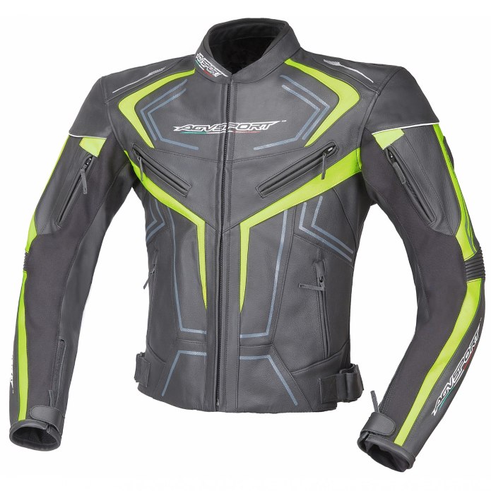 Кожаная мотокуртка AGV Sport