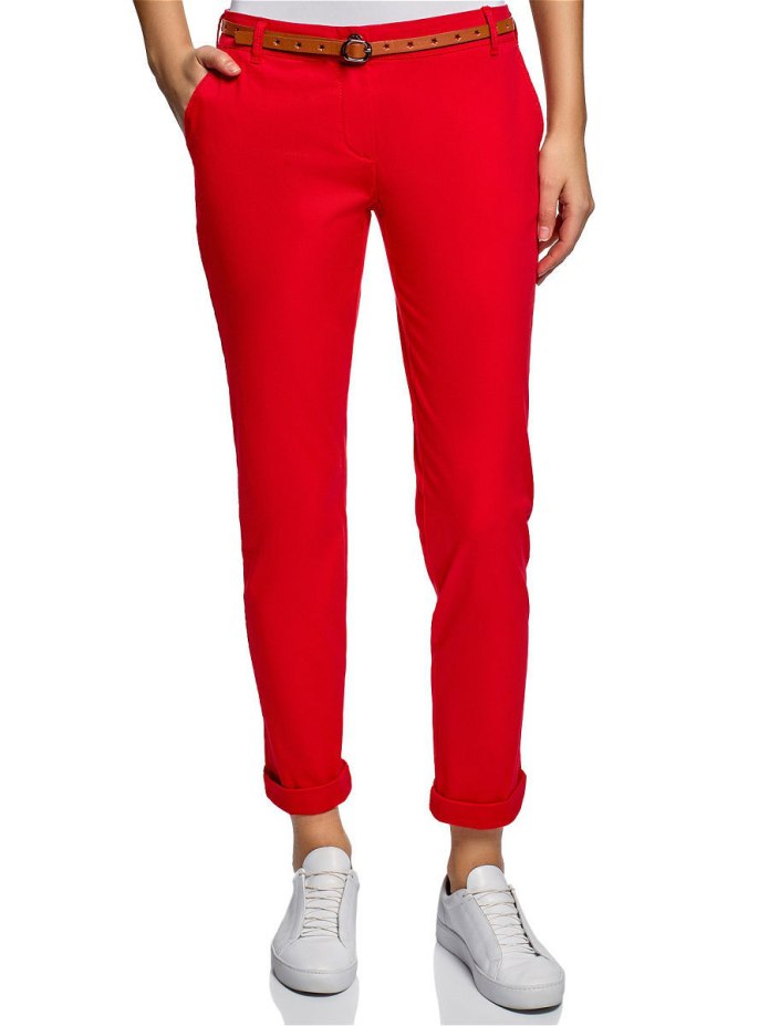 Красные брюки Gucci