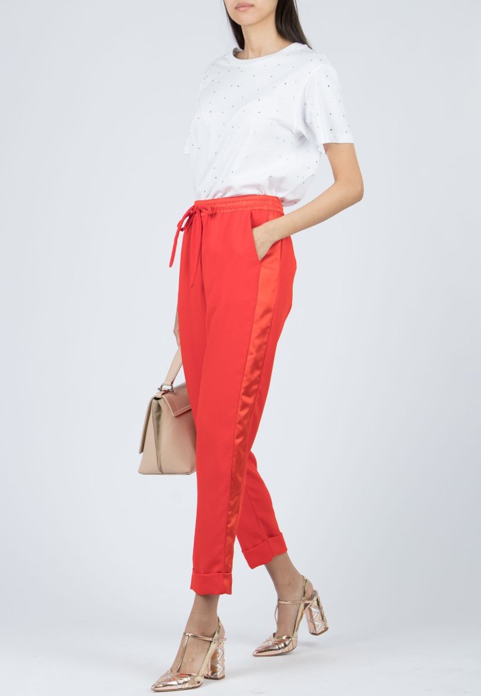 Брюки Valentino Red красный