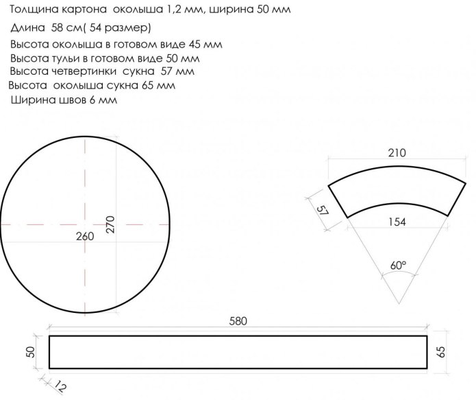 Кепи м43 выкройка пошив