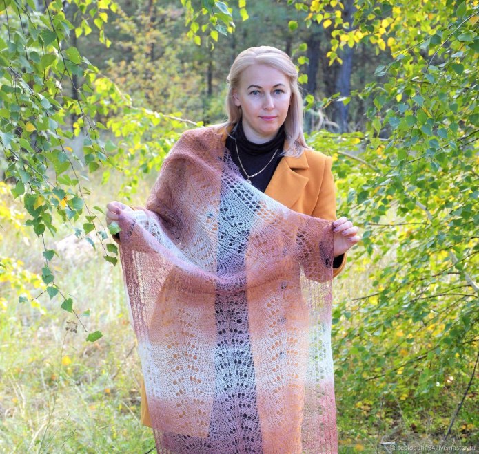 Палантин волна