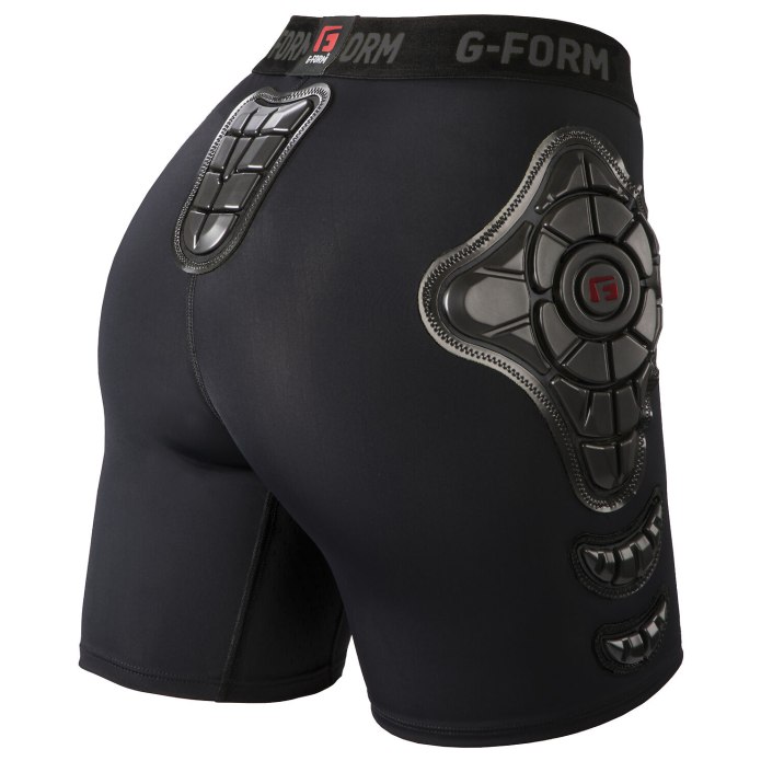 Защитные шорты g-form crash shorts Black