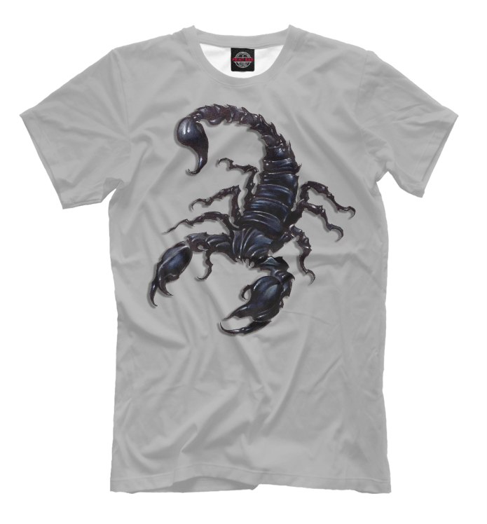 Мужская футболка 3d Scorpion l