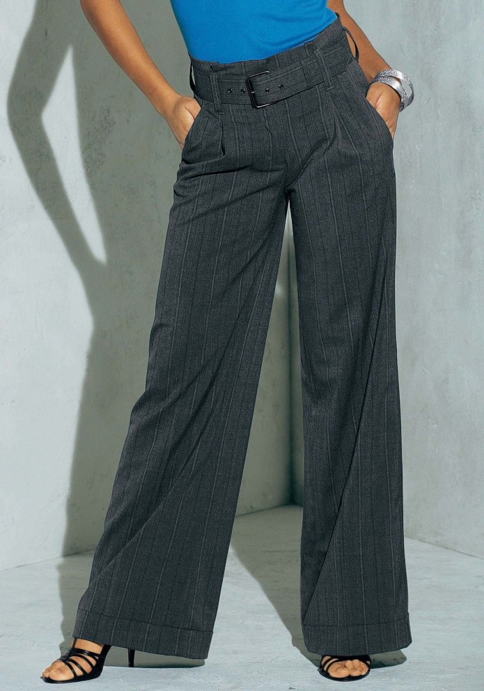 Брюки палаццо look