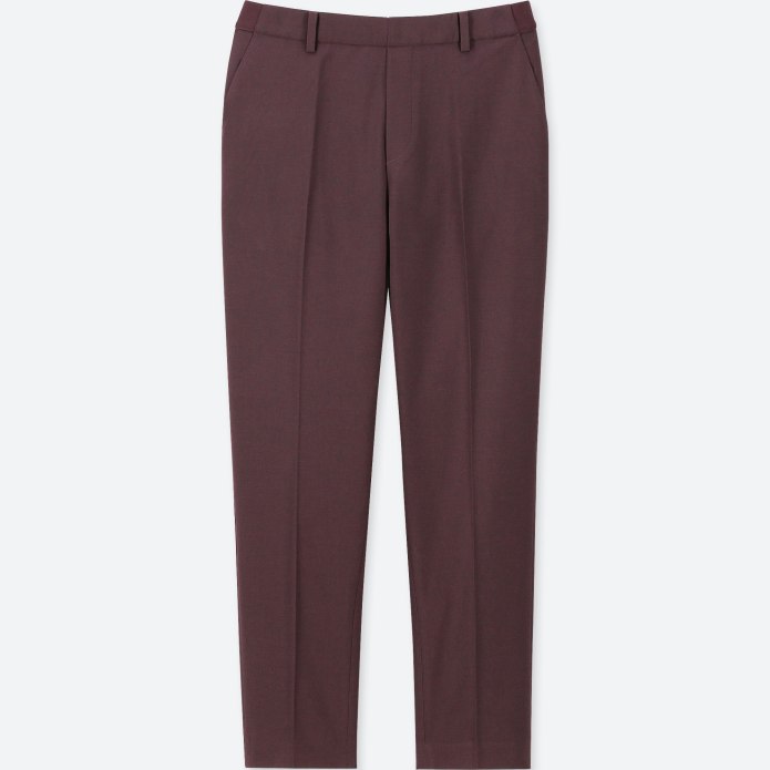 Мужские красные брюки Uniqlo