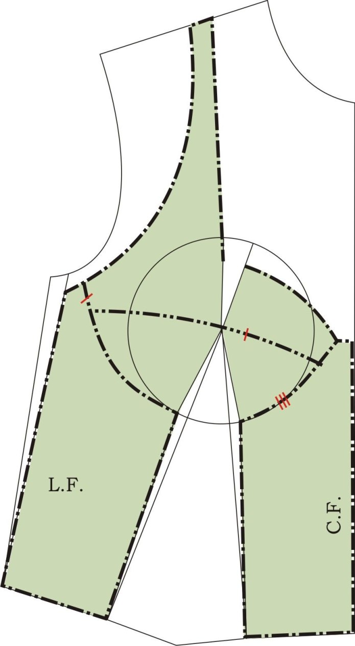 Крой корсета