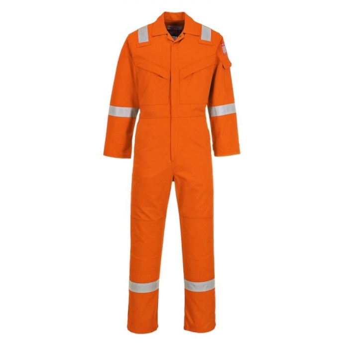 Portwest fr28 Flame Resistant Light Weight Anti static Coverall 280gm
