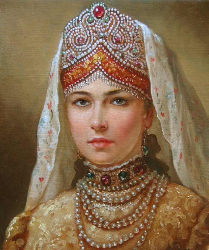 Кокошник сорока повойник