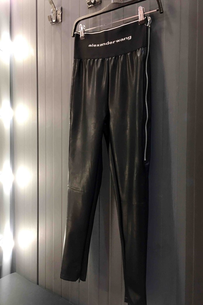 Alexander Wang кожаные брюки