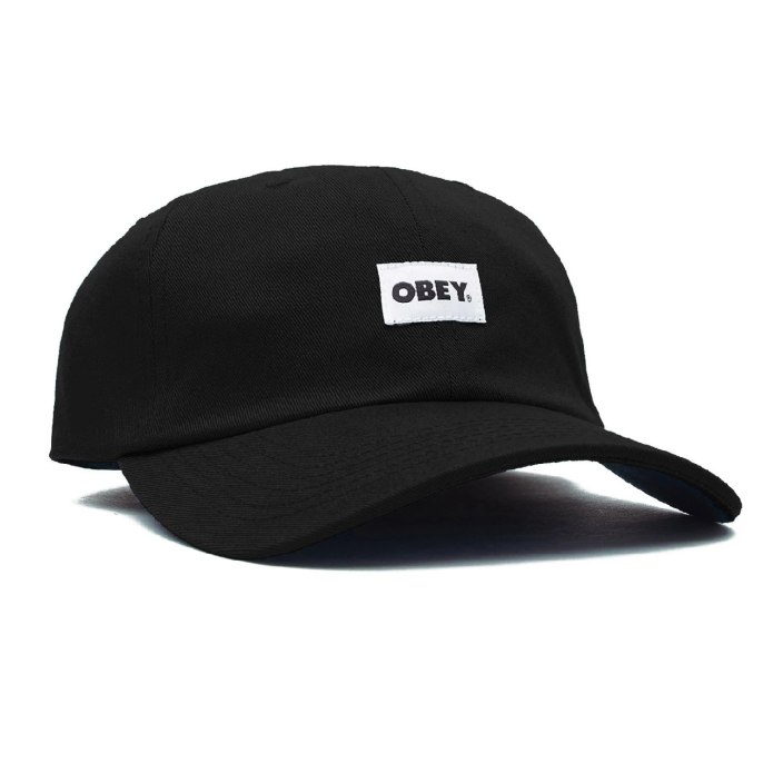 Кепка Obey icon Patch Panel Strapback Black