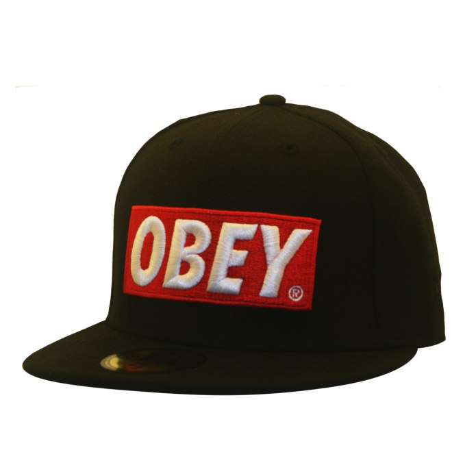 Такса с кепкой Obey