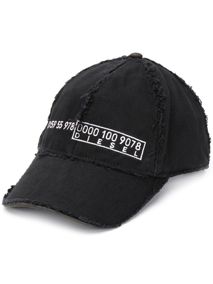 Diesel бейсболка черная