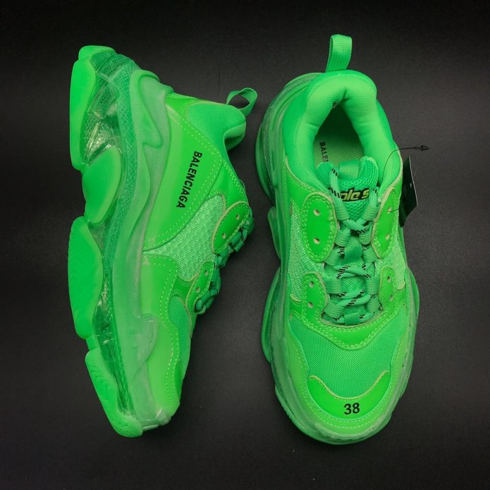 Balenciaga Triple s зеленые