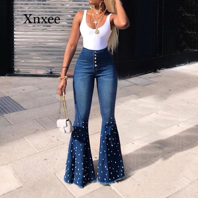 Джинсы wide Leg High Waist