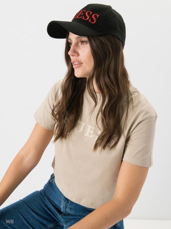 Кепка guess белая женская