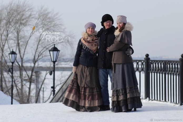 Юбка в зимнем стиле