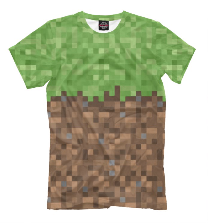 Про Minecraft с футболкой Creeper