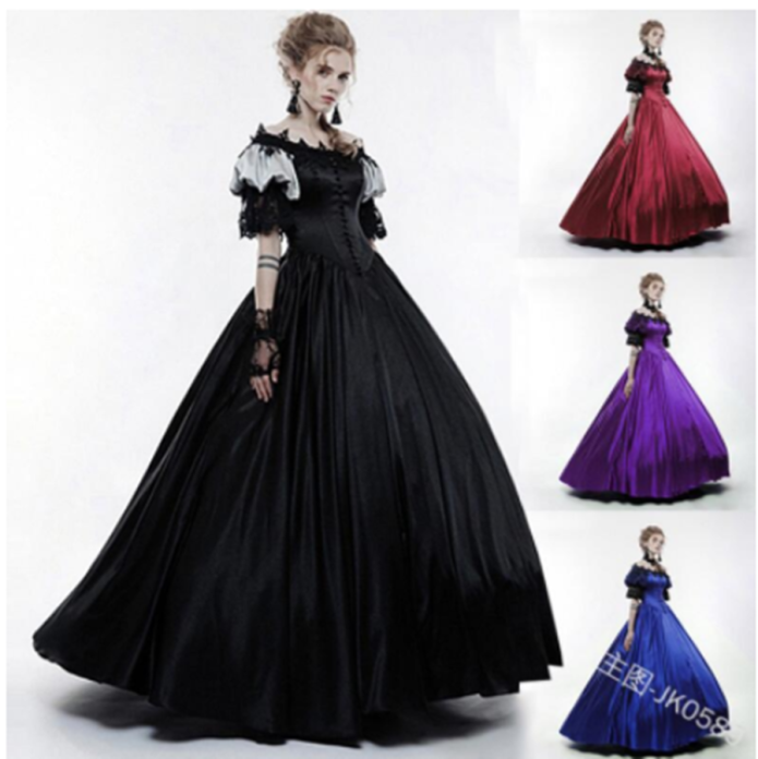 Gothic Medieval Victorian Renaissance Ball grown Dress