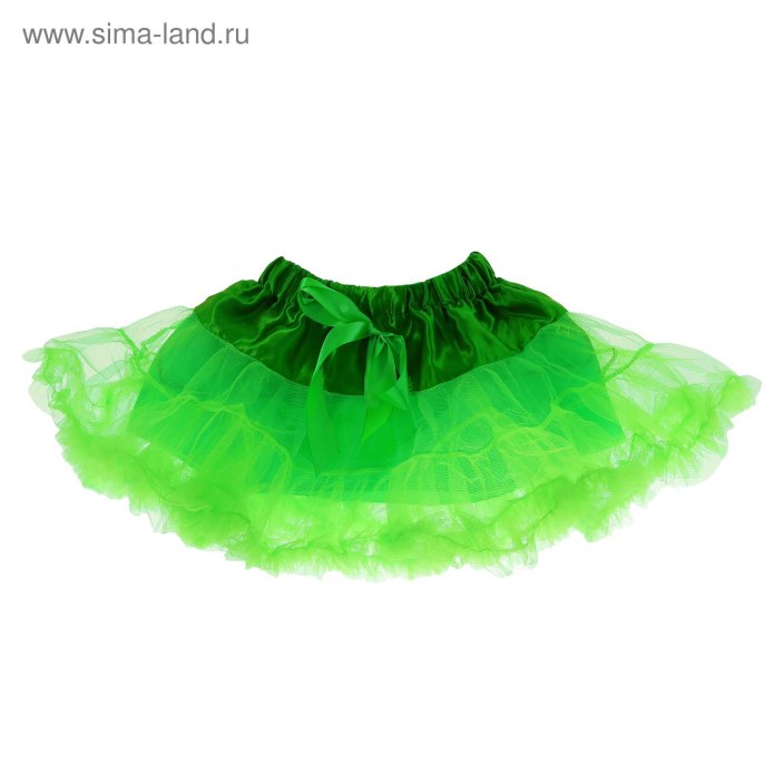 Ярко зеленая юбка